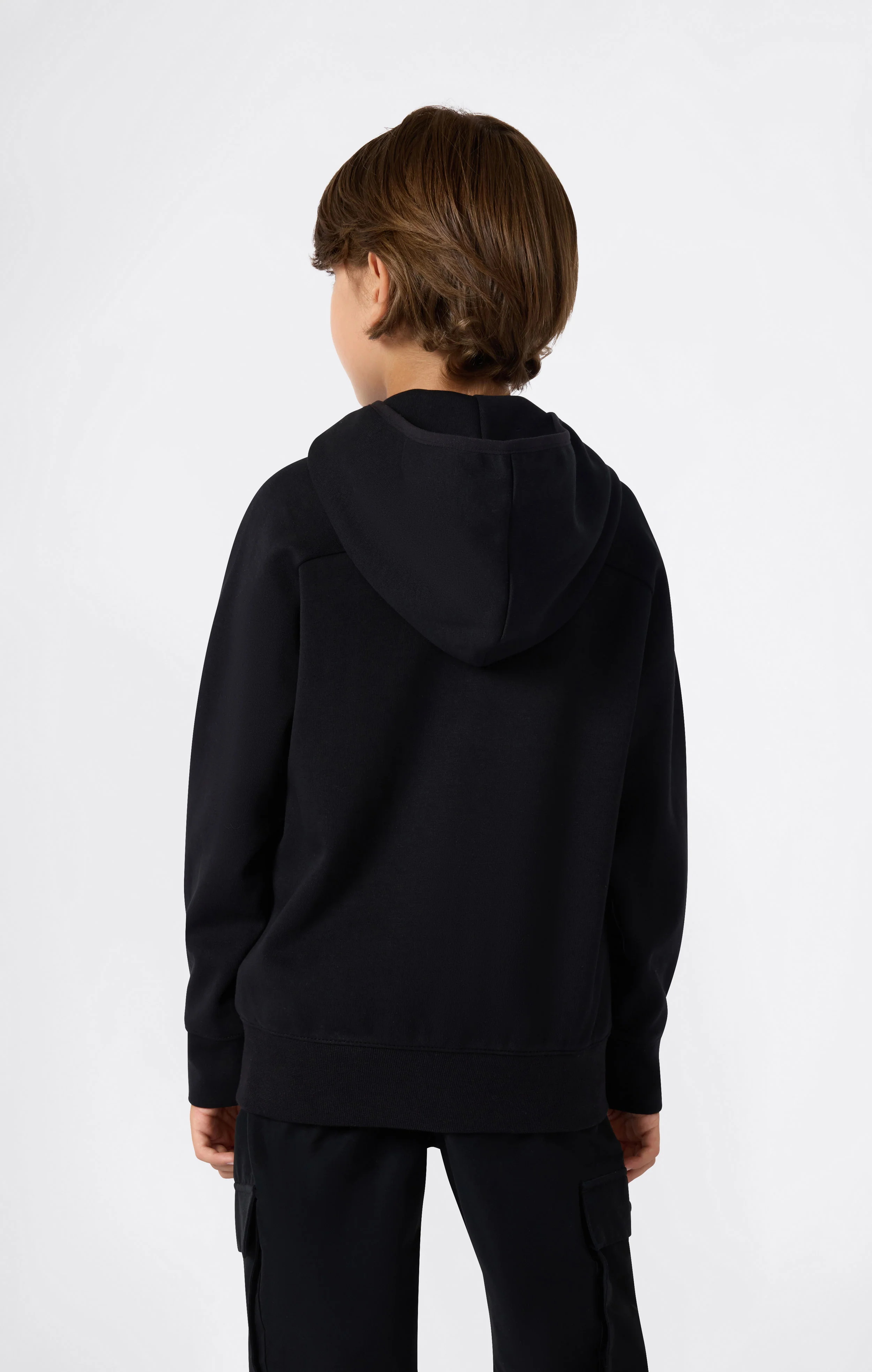 Boys’ Full Zip Hoodie in X Pro Interlock C-Tech - Image 3