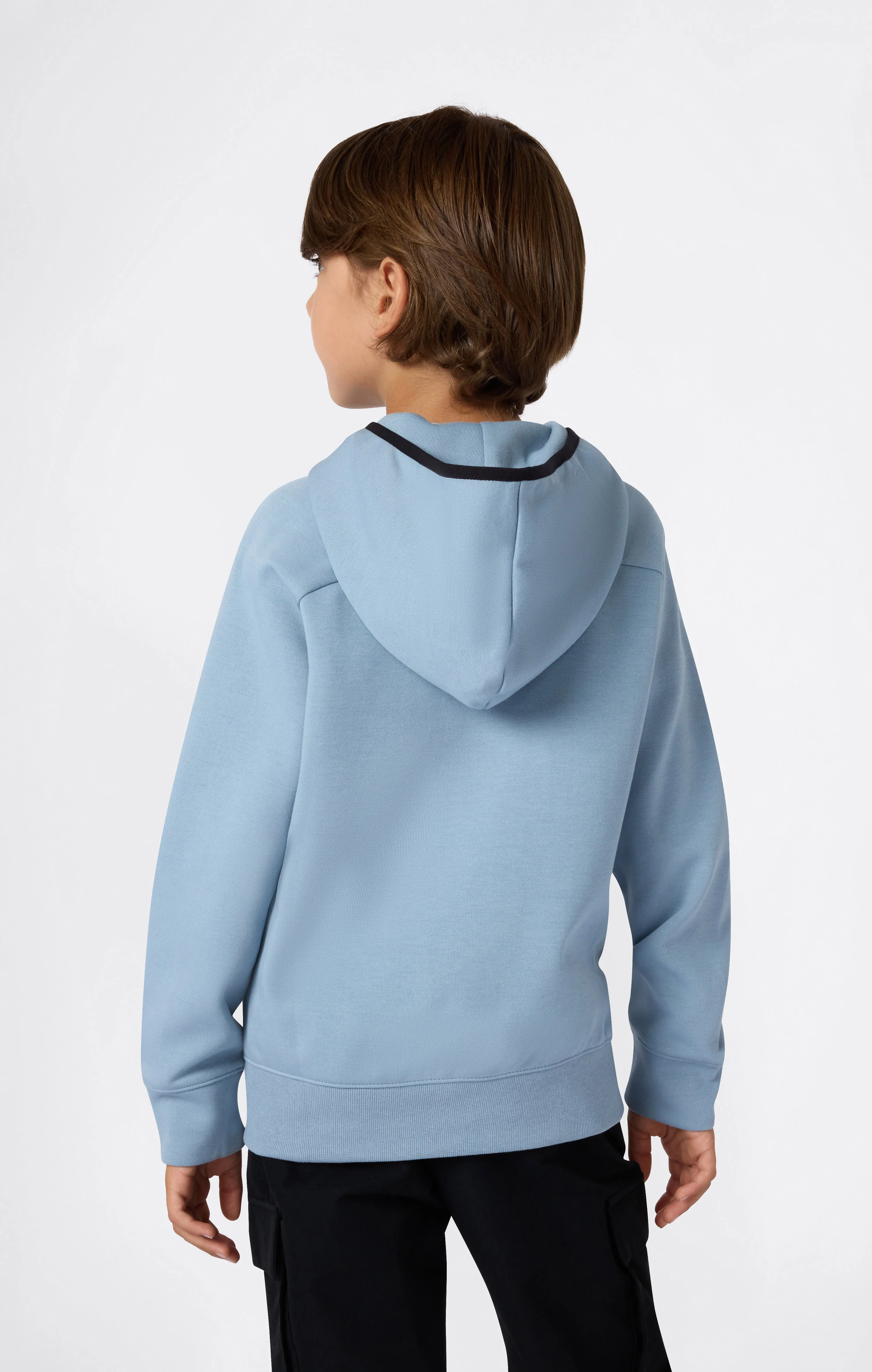 Boys’ Full Zip Hoodie in X Pro Interlock C-Tech - Image 3