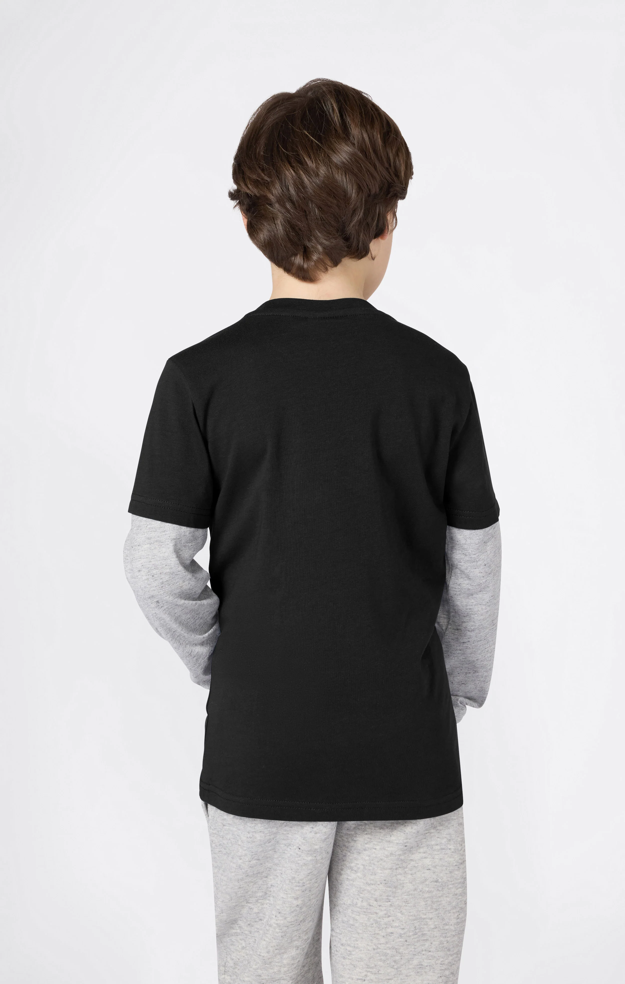 Boys' Long Sleeve T-Shirt Script Logo - Image 3