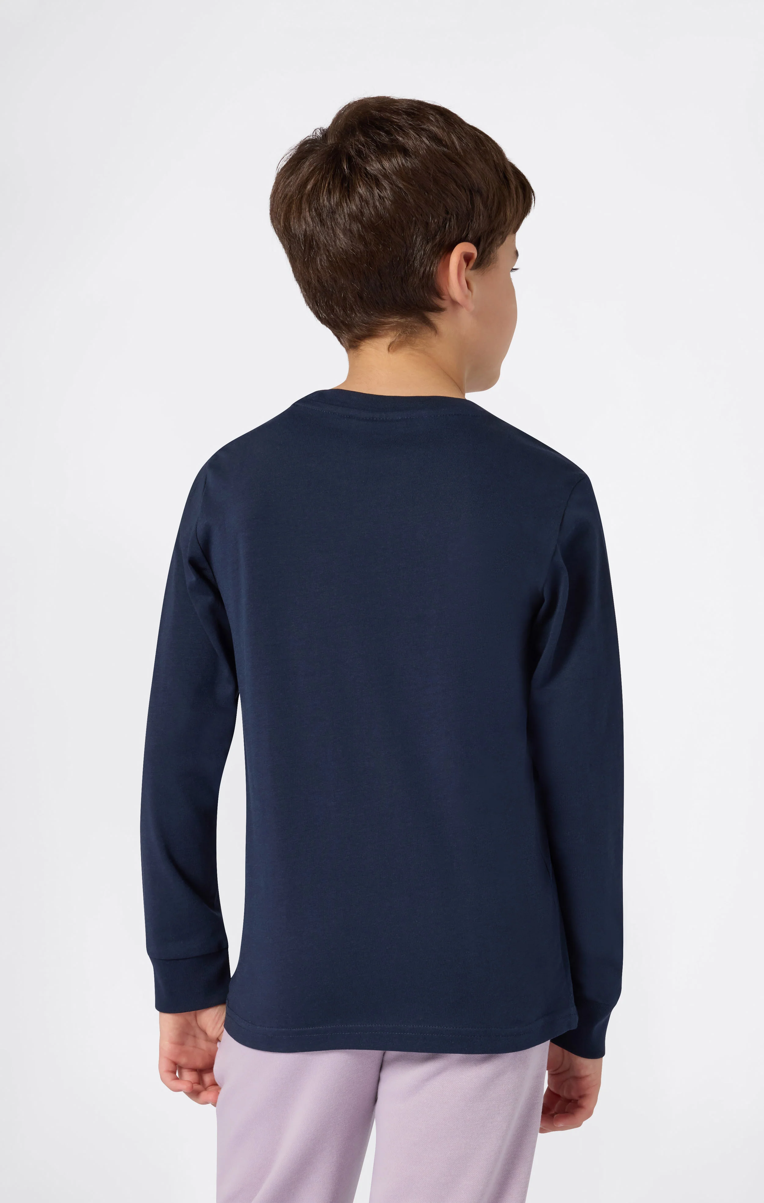 Boys' Long Sleeve T-Shirt Script Logo - Image 3