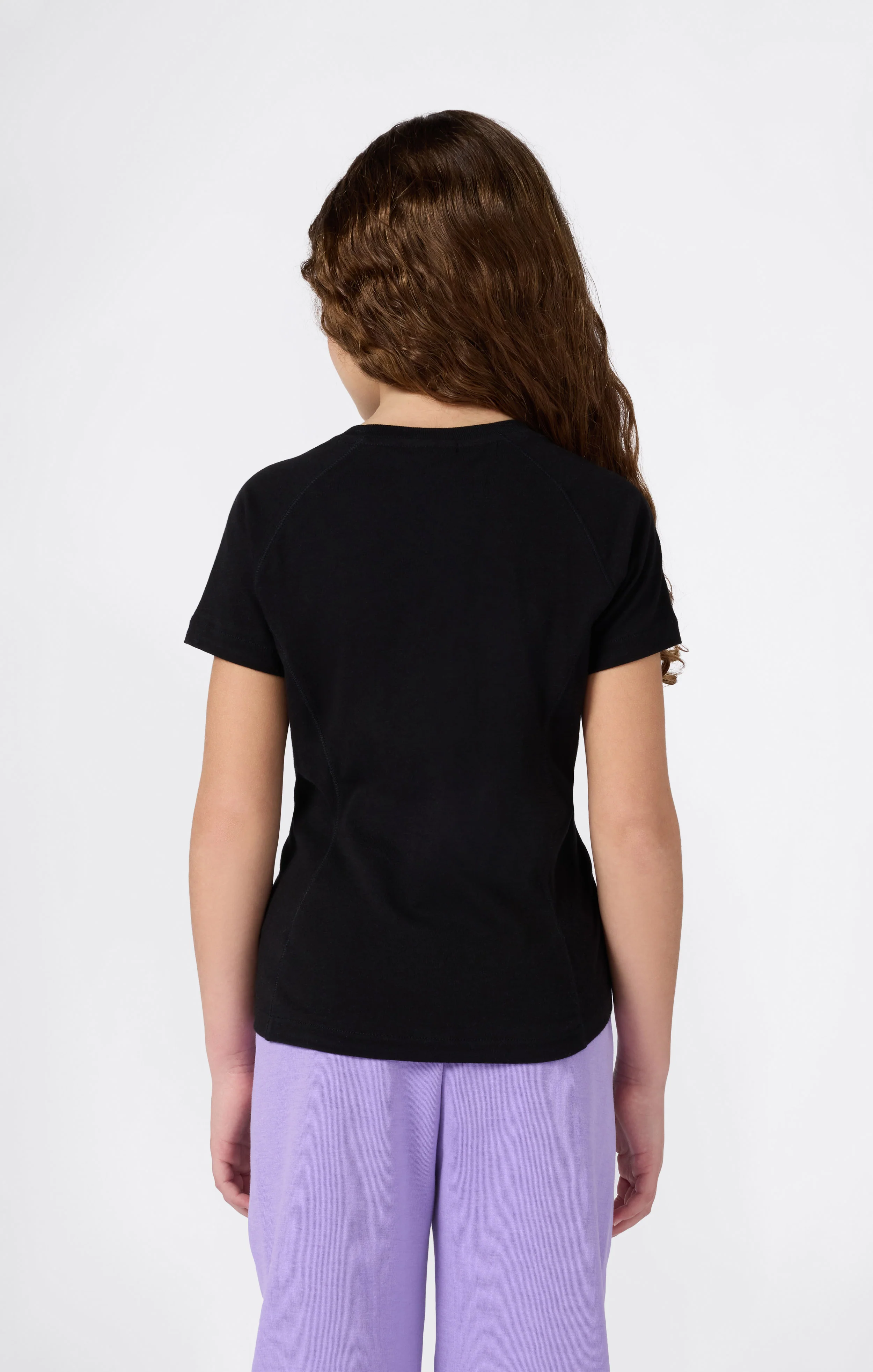 Girls' Cotton Stretch Jersey T-Shirt C-Tech - Image 3