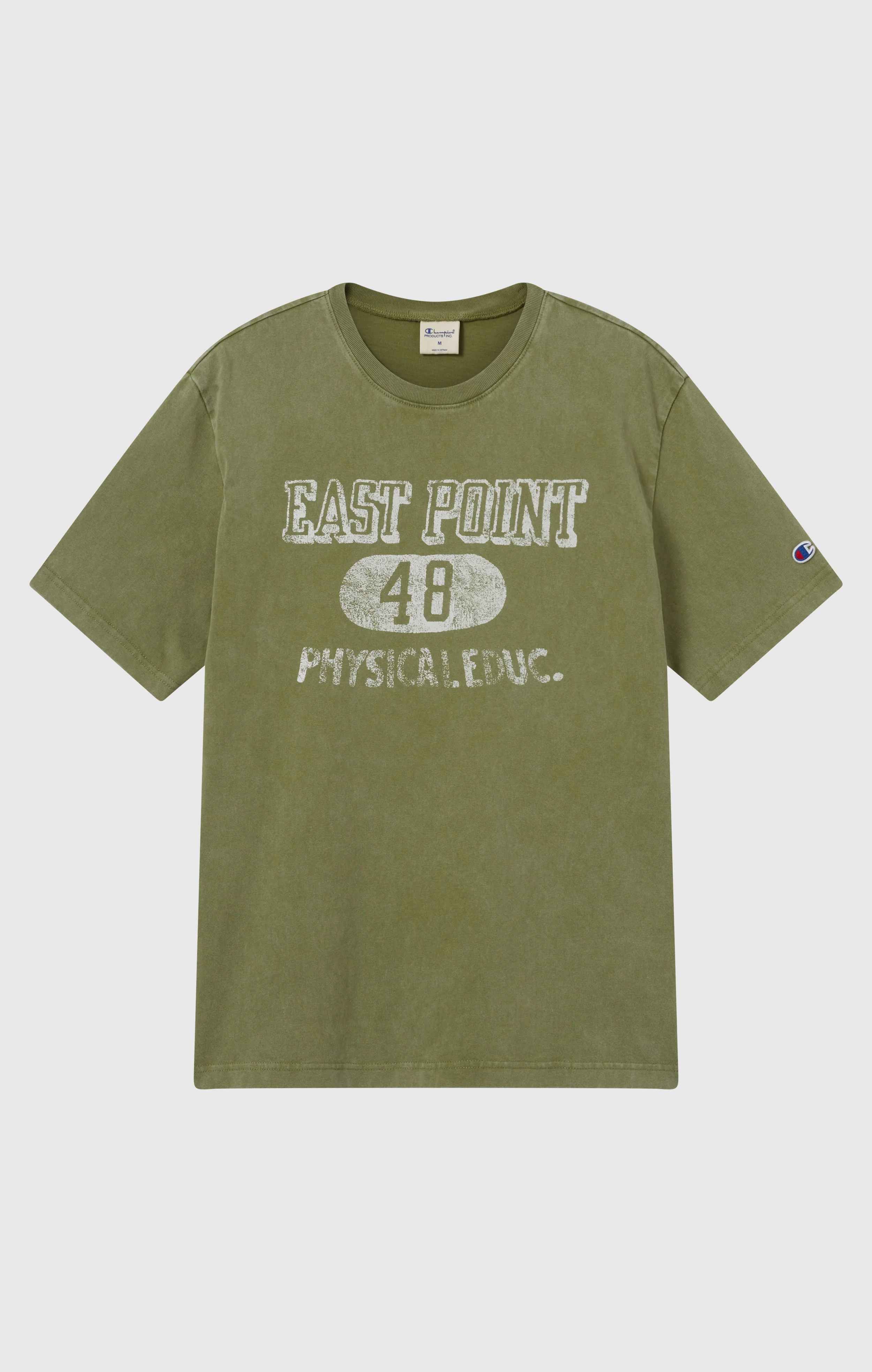 Men’s Heavyweight Cotton T-shirt with Reverse Weave Print - Image 5