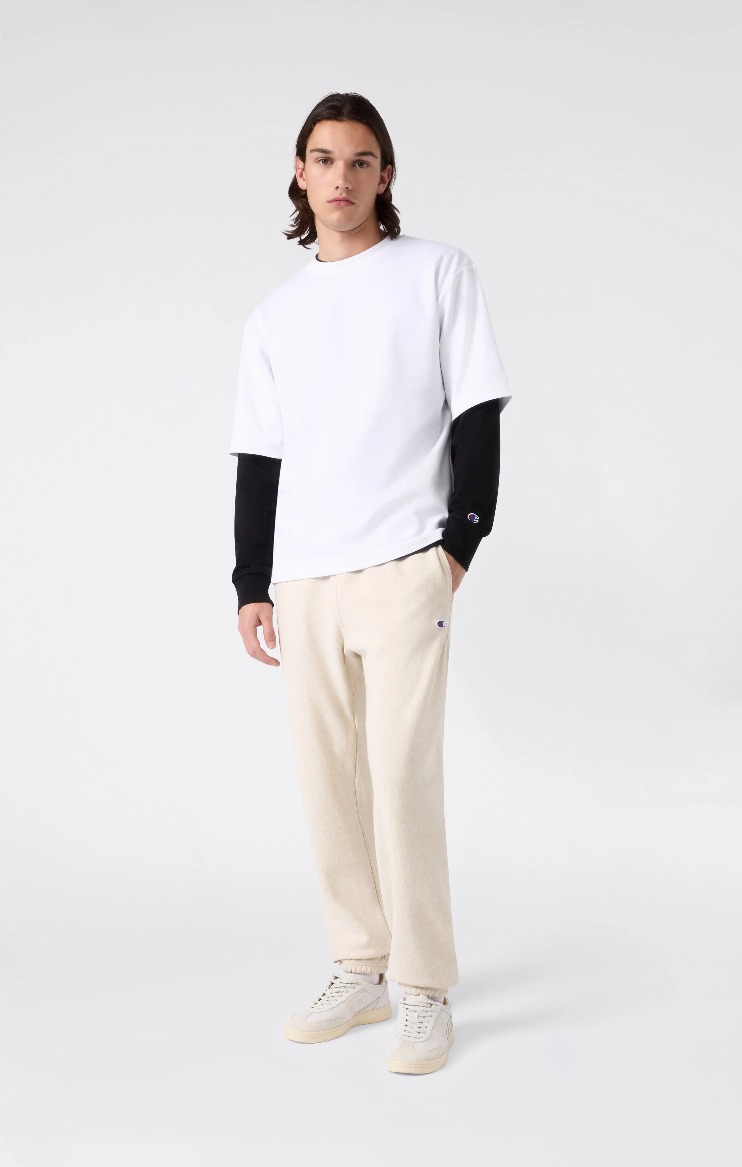 Men’s Lightweight Jogger Pants with Elastic Cuff Reverse Weave - Image 4