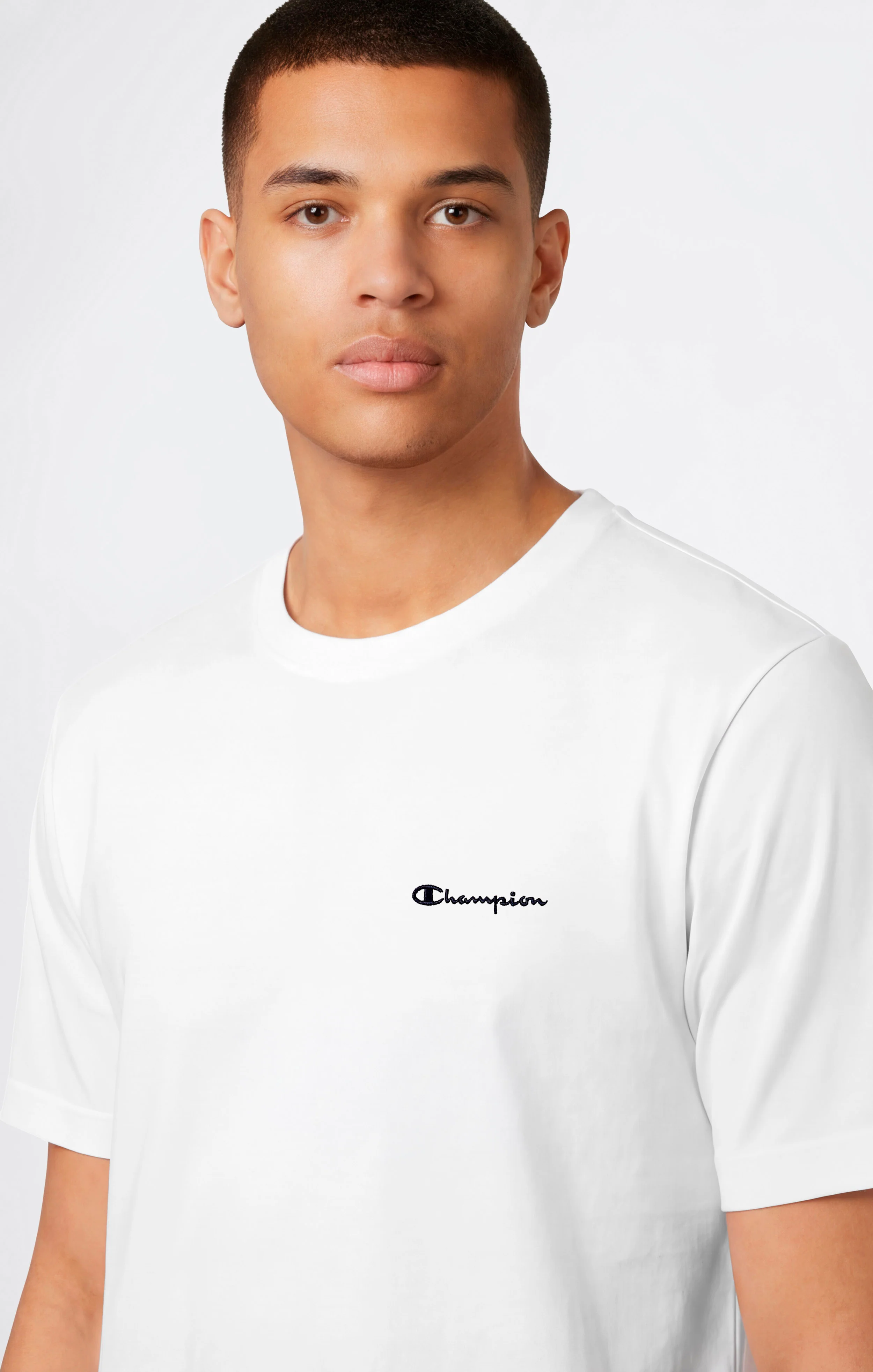 Men’s T-Shirt with Small Embroidered Logo Icons - Image 4