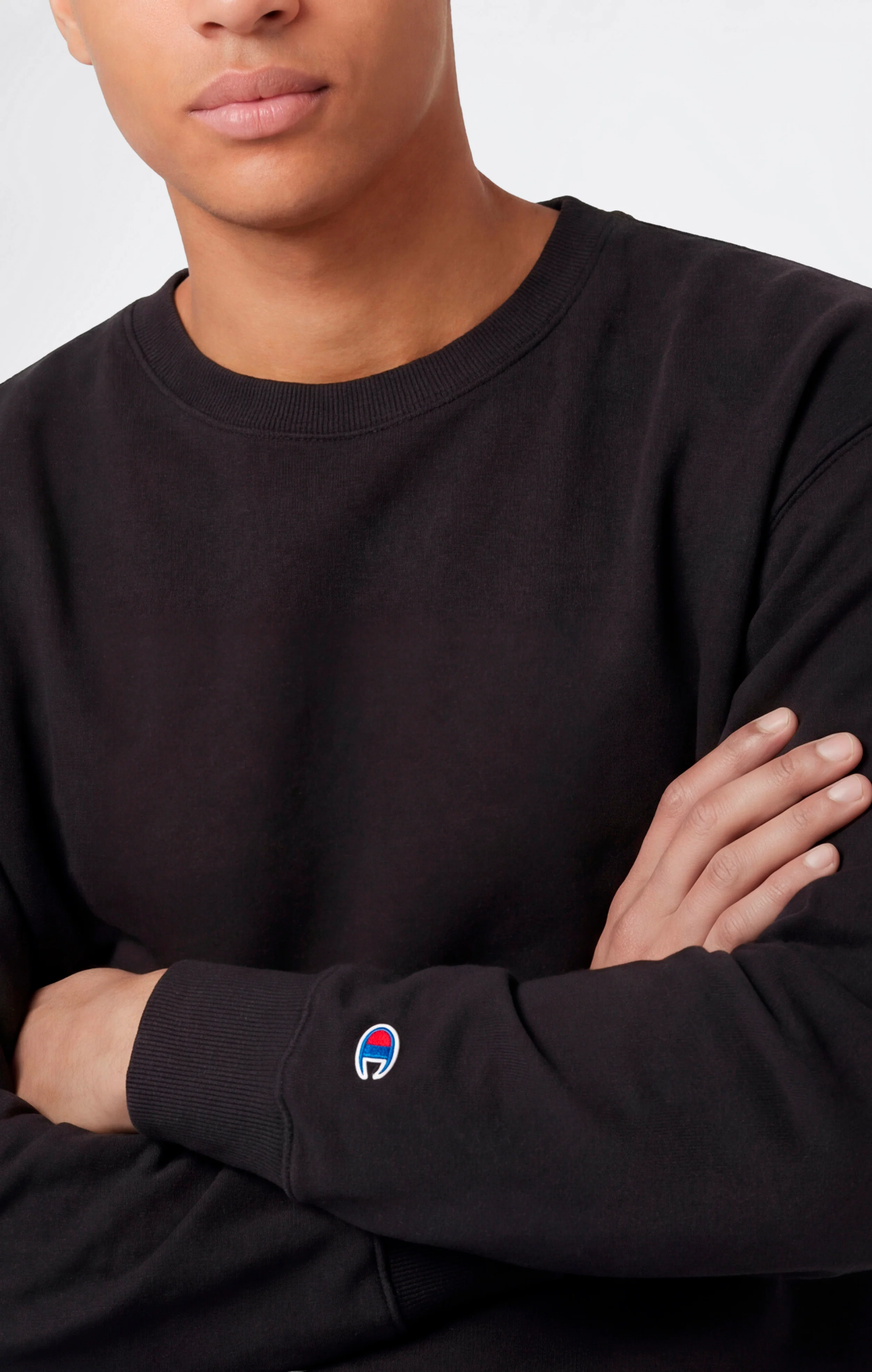 Men’s Lightweight Crewneck Sweatshirt Reverse Weave - Image 4