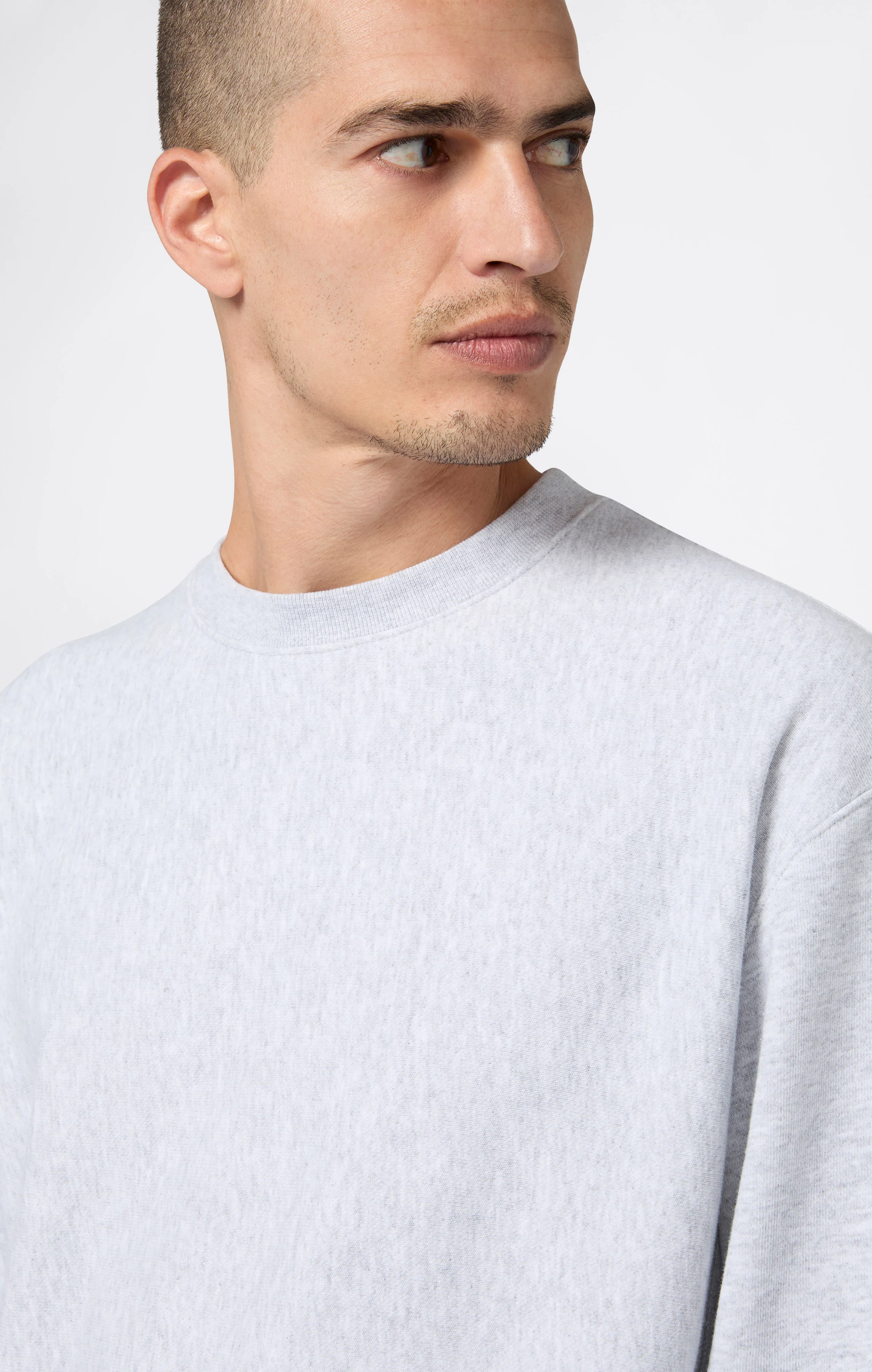 Men’s Lightweight Crewneck Sweatshirt Reverse Weave - Image 4