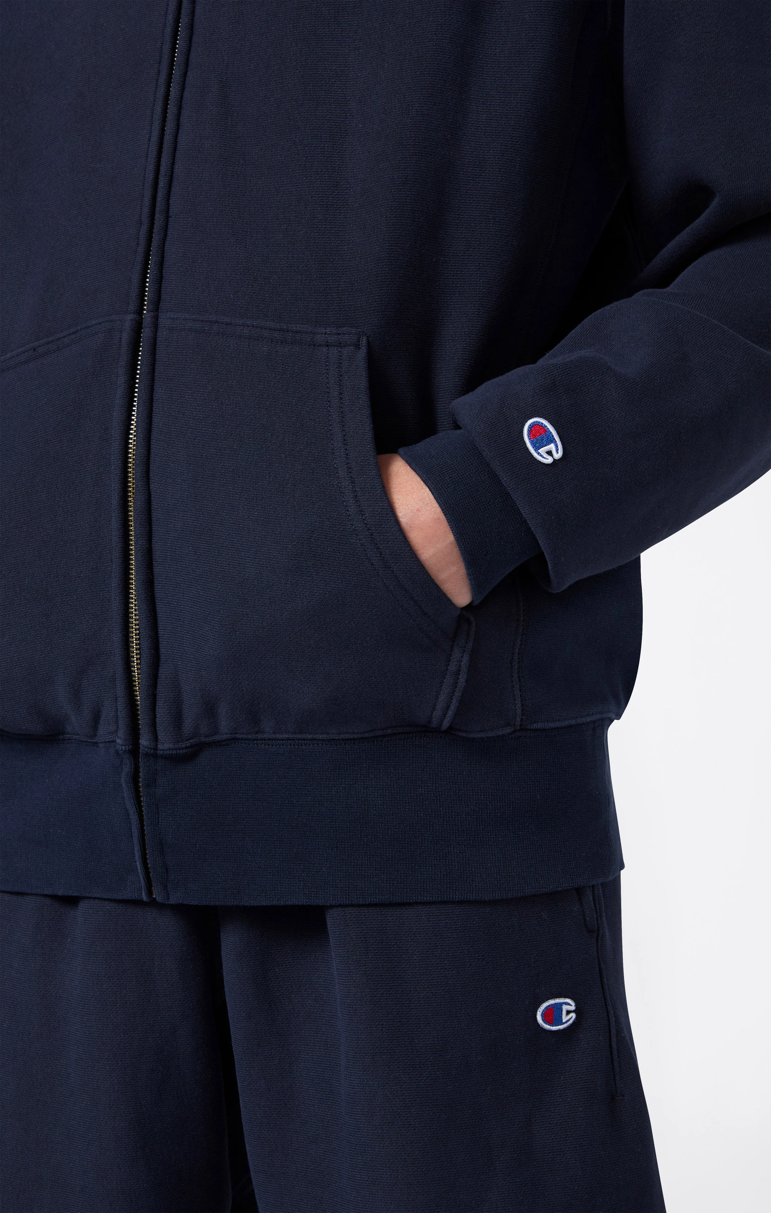 REVERSE WEAVE Men's Full Zip Sweatshirt - Image 5