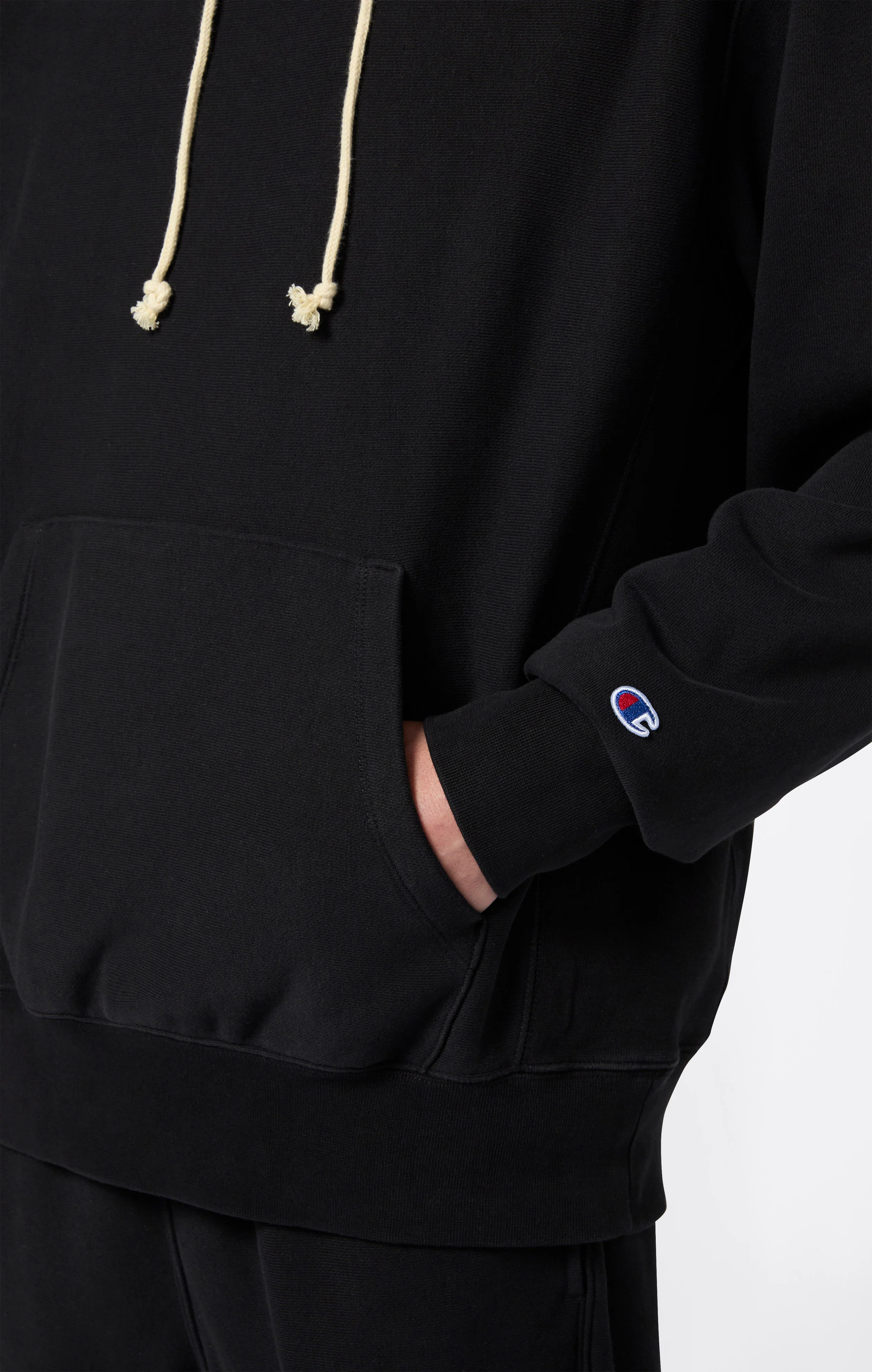 Men’s Lightweight Hooded Sweatshirt Reverse Weave - Image 5