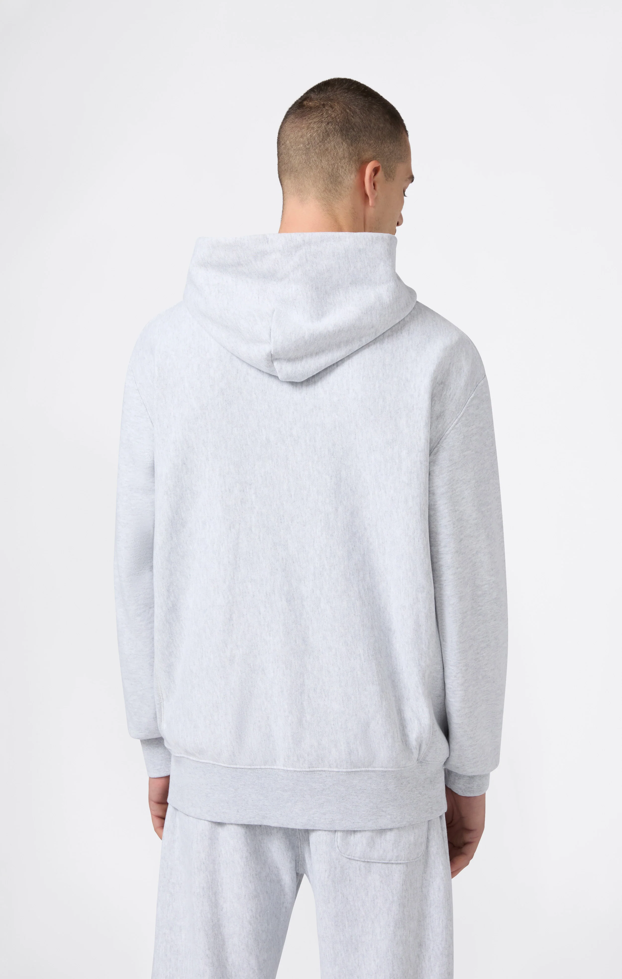 Men’s Lightweight Hooded Sweatshirt Reverse Weave - Image 5