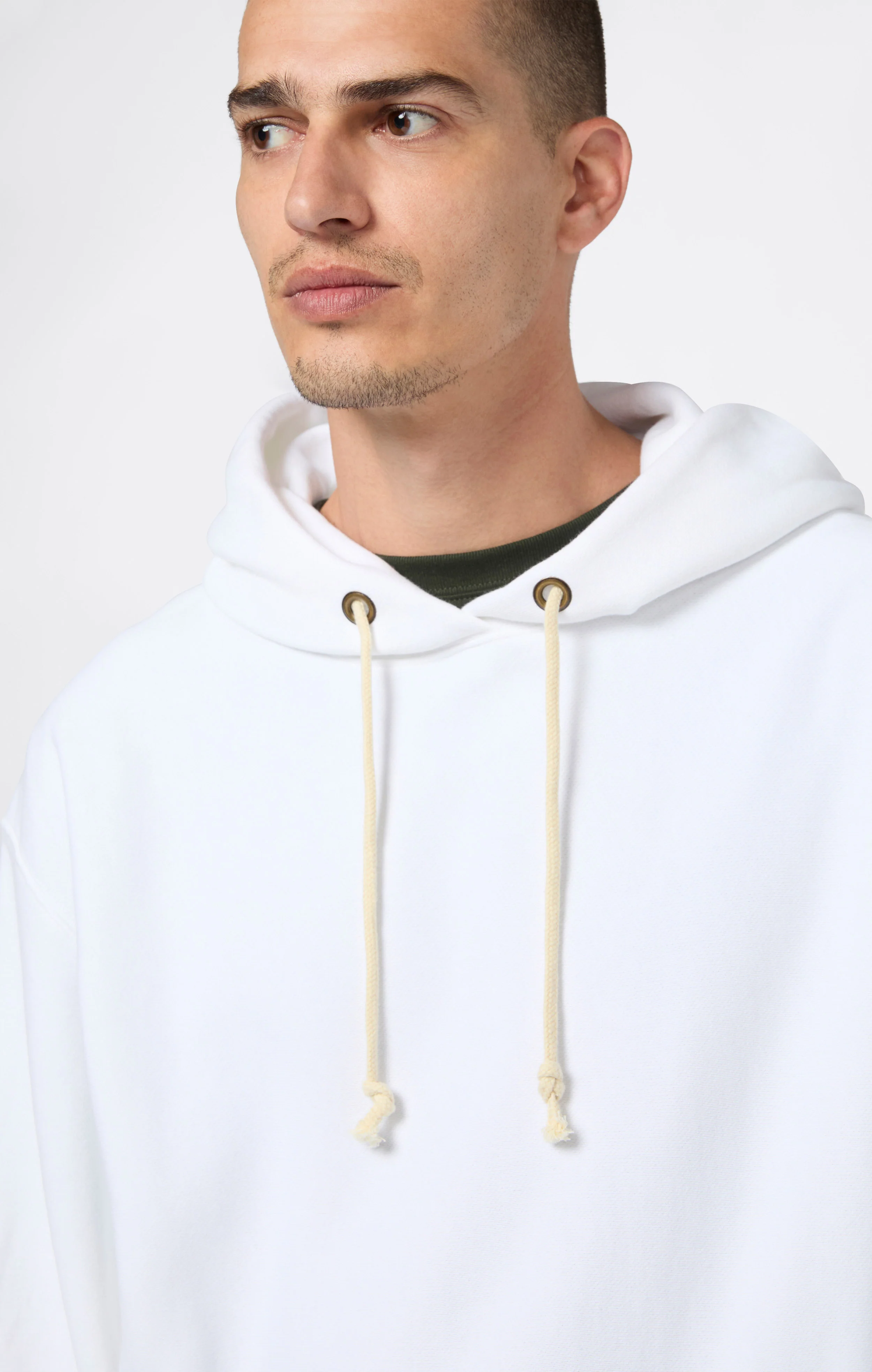 Men’s Lightweight Hooded Sweatshirt Reverse Weave - Image 4