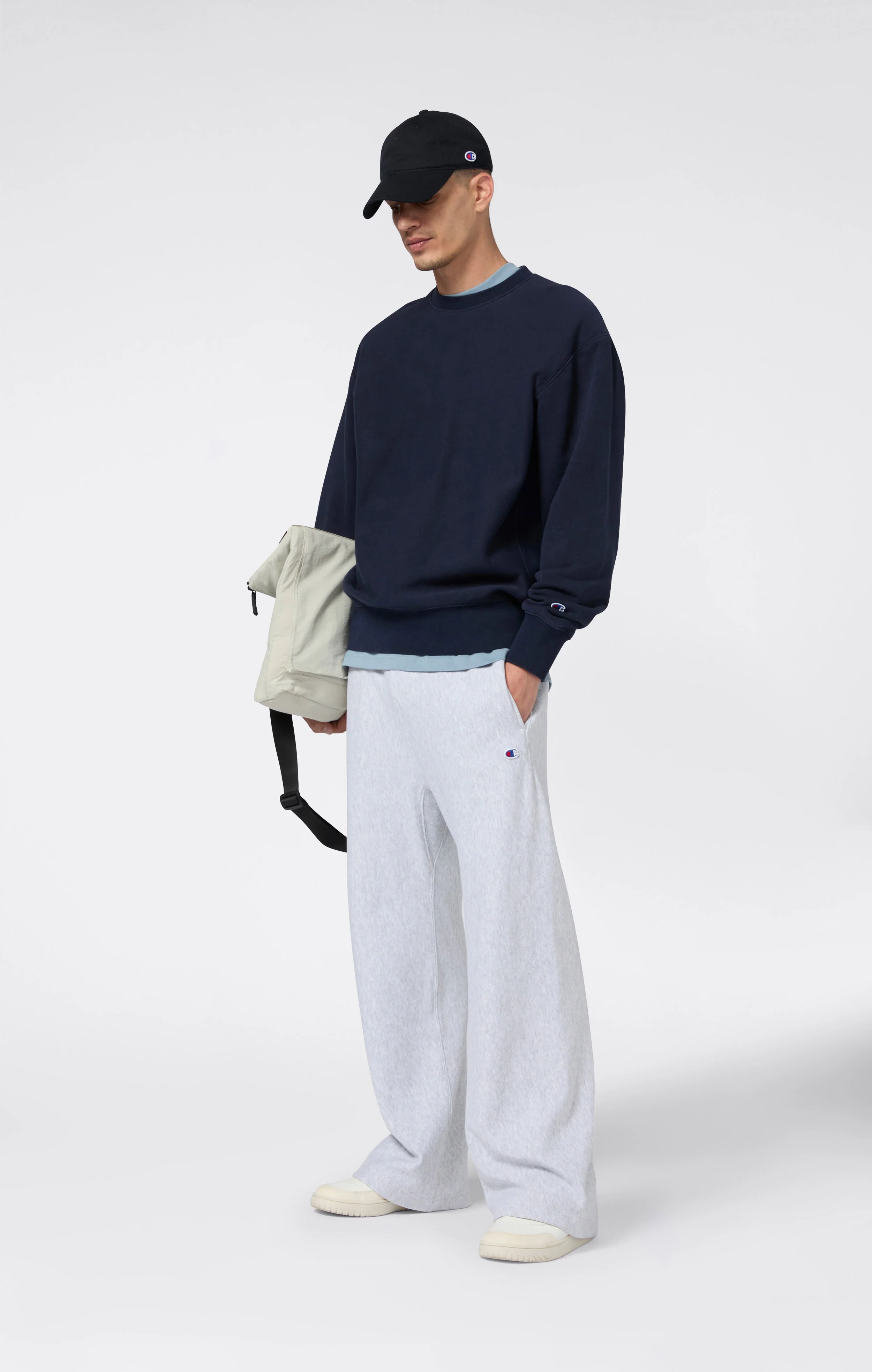 Men’s Lightweight Straight-Leg Jogger Pants Reverse Weave - Image 5