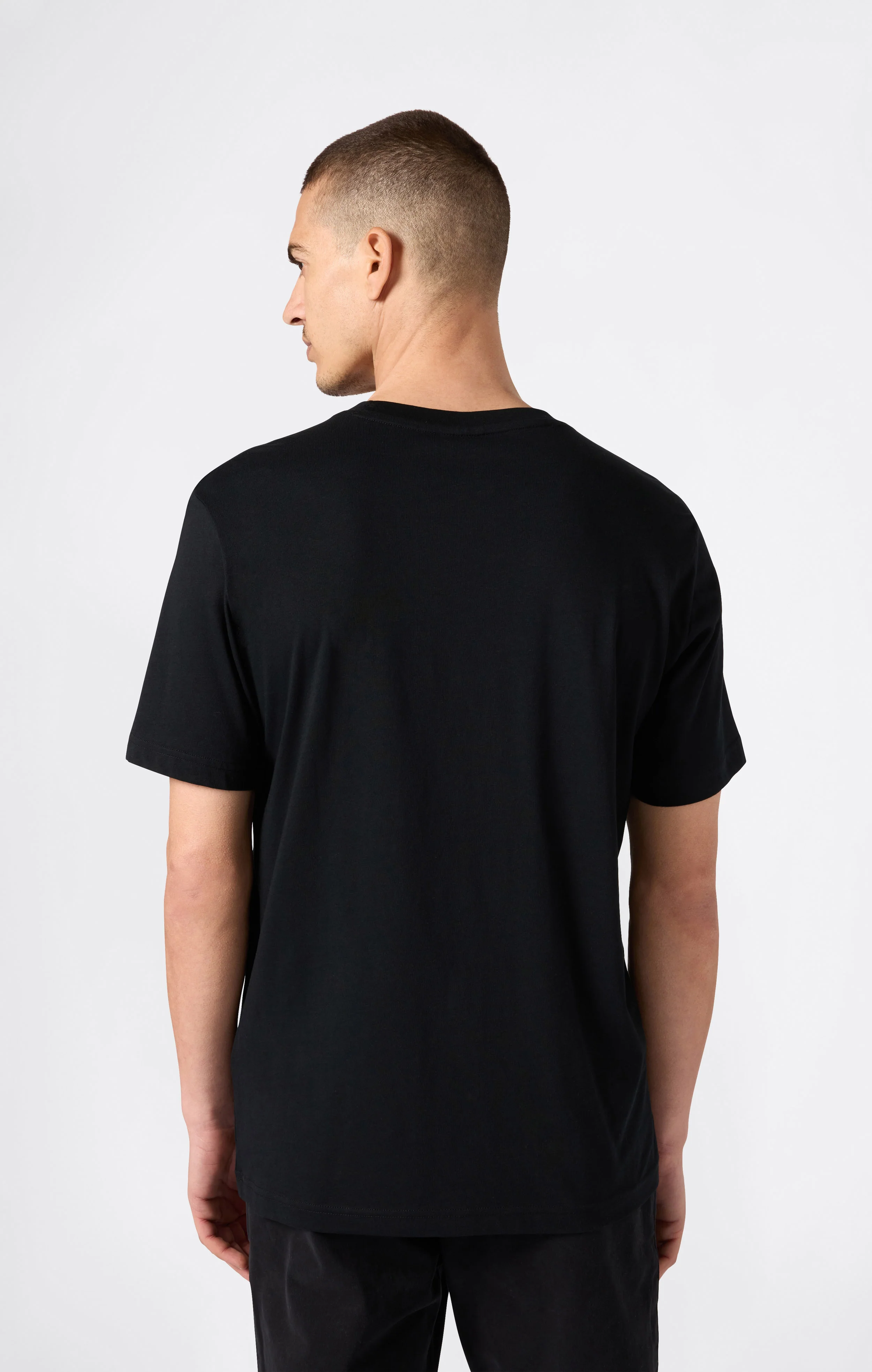 Men’s T-Shirt with Big Embroidery Logo Icons - Image 4